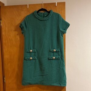 Elegant Green Women's Casual Dress